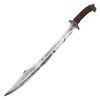 33" Manganese Steel Battle Ready Sword w/Leather Sheath