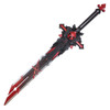 41" Cosplay Fantasy Foam Black/Red Sword