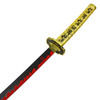 41" Replica Anime Gold Katana Red Flame