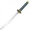 38" Sword w/ Green Hilt Handle and Black Saya