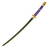 41" 1045 Steel Handmade Purple Sword w/ Scabbard