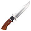 12" Overall Wooden Handle Boyd Fixed Blade Hunting Knife - HBS38