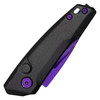 5" Atomic Push Button Knife - Purple
