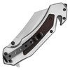 5" Closed Assisted Open Pocket Knife Stainless Steel Handle - Silver