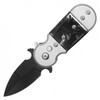 5" Closed 1.75" Blade Micro Push Knife - Black
