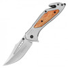 8.5" Wood Pocket Knife - Gray