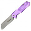 7" Purple Cleaver Pocket Knife