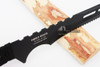 27" Dual Full Tang Blade Black Ninja Sword Machete