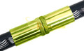 2 in 1 Gold Double Bladed Ninja Sword Staff Spear