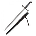 22" Assassin's Sword With Black Scabbard