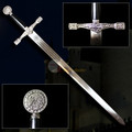 45" King Arthur's Excalibur Sword with Plaque