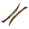 FIGHTING KNIVES OF TAURIEL REPLICA DAGGERS + PLAQUE