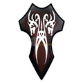 Fantasy Sword with Double Dragon Daggers and Display Plaque