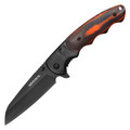 8.5" Black Wood Pocket Knife - Black