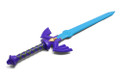 31.5" Replica Game Foam v2 Blue Hero Sword w/ Scabbard