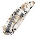 8.5" Desert Camo Pocket Knife