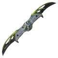 10.5" Green Dragon Pocket Knife