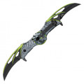 10.5" Green Dragon Pocket Knife