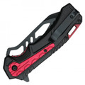 8.25" Tactical Red Pocket Knife