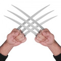 Pair of 9" Stainless Steel Wolverine X-Claw - Silver