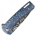7" Blue Gun Pocket Knife