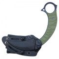 8" Green Karambit w/ Kydex Sheath