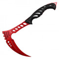 11" RED FIXED BLADE AXE