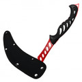 11" RED FIXED BLADE AXE
