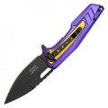 WARTECH - 8" Number 24 Purple & Gold Pocket Knife