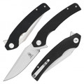 7.75" Black D2 Pocket Knife