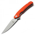 7.75" Orange D2 Pocket Knife