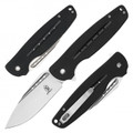 8.25" D2 Black Pocket Knife