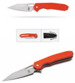 8.25" Orange D2 Pocket Knife