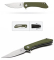 8.5" D2 Pocket Knife Green