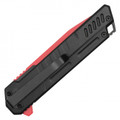 7.75" Red & Black Pocket Knife