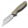 BUCKSHOT - 8.25" D2 Steel Ball Bearing Pocket Knife w/ Desert Tan G10 Handle