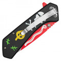 7.75" Black Voodoo Pocket Knife