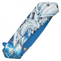 7.75" Blue Eyes White Dragon Pocket Knife
