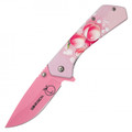 7.75" Pink Peaches Pocket Knife