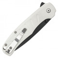 8" White D2 Pocket Knife