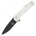 8" White D2 Pocket Knife