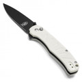 8" White D2 Pocket Knife