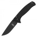 7.75" Black D2 Pocket Knife