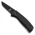 7.75" Black D2 Pocket Knife