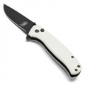7.75" White D2 Pocket Knife