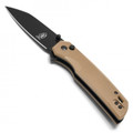 7.75" Brown D2 Pocket Knife