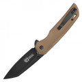 7.75" Brown D2 Pocket Knife