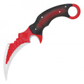 13" Fiery Owl Karambit Knife