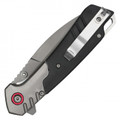 2-Tone Black Wood Pocket Knife