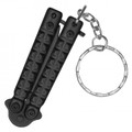 3.75" Black Butterfly Knife